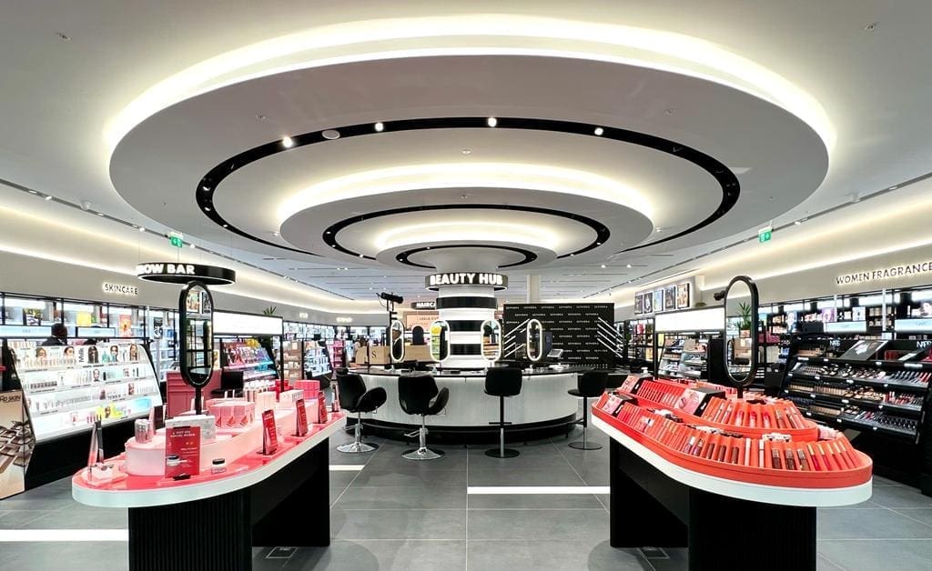 Sephora Logo on Their Main Store for Serbia. Sephora is a French