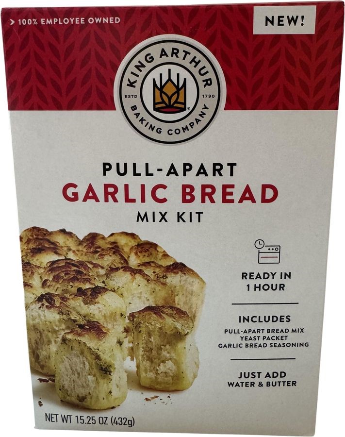 King Arthur Baking Company Pull-Apart Garlic Bread Mix Kit